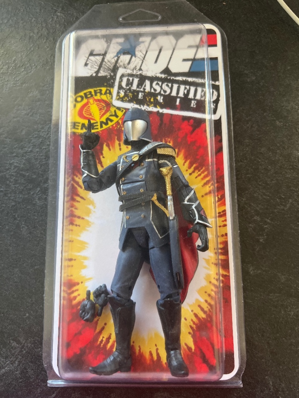 G.I. Joe classified 6” Cobra Commander Regal Action Figure